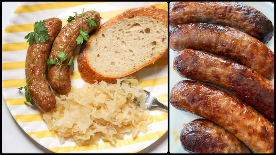 Frozen Brats in Air Fryer